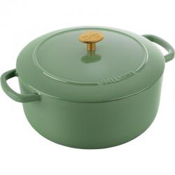 OLLA REDONDA DE HIERRO FUNDIDO BALLARINI BELLAMONTE 75003-577-0 - 5,5 LTR VERDE