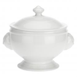 Soup vase with lid Chimera lion - White, 3 ltr
