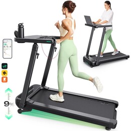 Laufband mit integriertem Arbeits- und Übungstisch UREVO Foldi 3S
