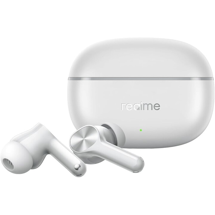 Realme buds T200 lite, controladores dinámicos de 12.4 mm, hasta 48 horas, 45 mm, impermeables IPX4, gris