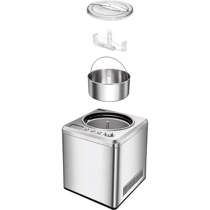 UNOLD 48872 Sorbetière Exklusiv 2 L acier inoxydable