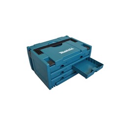 Makita MAKSTOR 3.6 Organizer-Koffer mit professionellen Kleinteileschubladen, blau