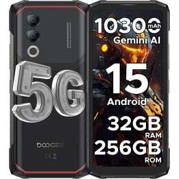 Doogee Blade 20 Turbo 5G, 32GB + 256 GB/TF 2TB, AI Mobiltelefon, 10300mAh/33W, 50 MP AI -Kamera, 6,6 -Zoll -IPS -Display, Schwa