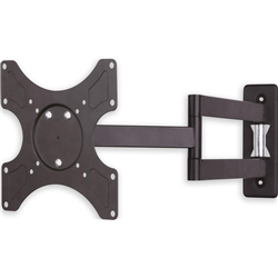 Techly Wandmontage für 19 \ "bis 37" LED- und LCD-Fernseher mit 3-Gelbkippen, schwarz, schwarz