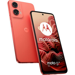 Motorola Moto G35 5G Smartphone, 8/256 GB, 6.72 FHD+ pantalla, cámara de 50 MP, 5000 mAh, Android 14, Guava Red