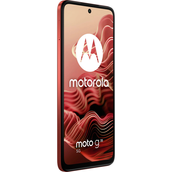 Motorola Moto G35 5G Smartphone, 8/256 GB, 6,72 FHD+ Display, 50 MP Kamera, 5000 mAh, Android 14, Guava Red