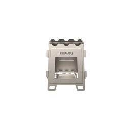 Fire-Maple, Fortress, Réchaud à bois portable ultraléger en titane pour le camping et la randonnée extrême, Gris
