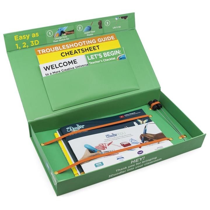 3Doodler Start EDU Plastic Blue, Cyan, Green, Gray, Orange, Red, White, Yellow