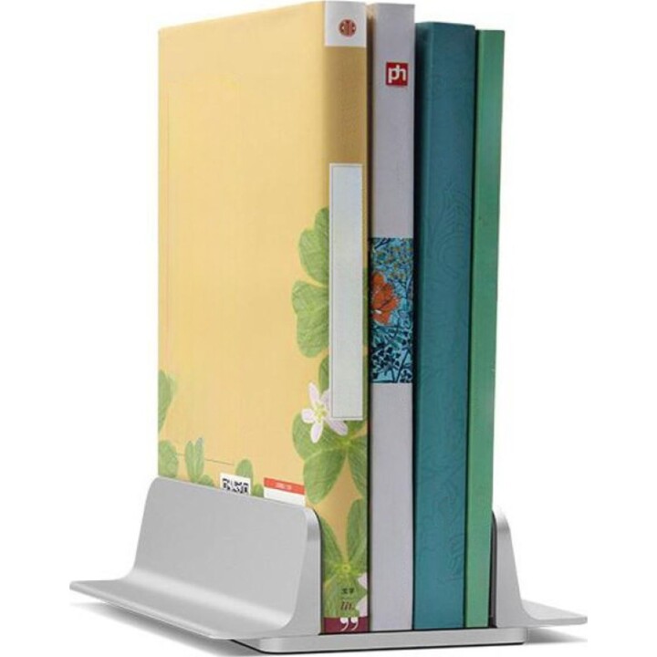 TECHLY ICA-TBL 010 vertical laptop stand in aluminum silver