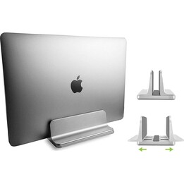 TECHLY ICA-TBL 010 suporte vertical para portátil em alumínio prateado