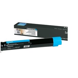 Cartuccia toner Lexmark C950X2CG 1 pz. Originale ciano