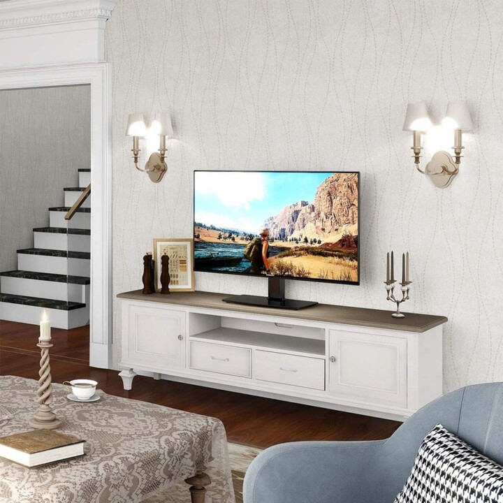 Techly ICA-LCD S07L supporto da tavolo per TV 32-65 nero