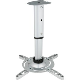 Techly ICA-PM 102S Supporto a soffitto per proiettore estensibile 30-37 cm silver