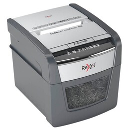 Rexel Optimum AutoFeed 45X Aktenvernichter P-4 45 Blatt schwarz