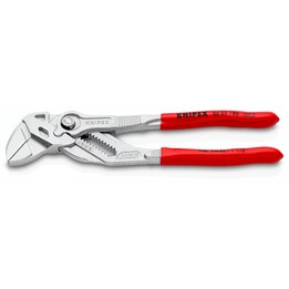 KNIPEX 8603180, Zangenschlüssel 180mm, Schnellverstellung, rot