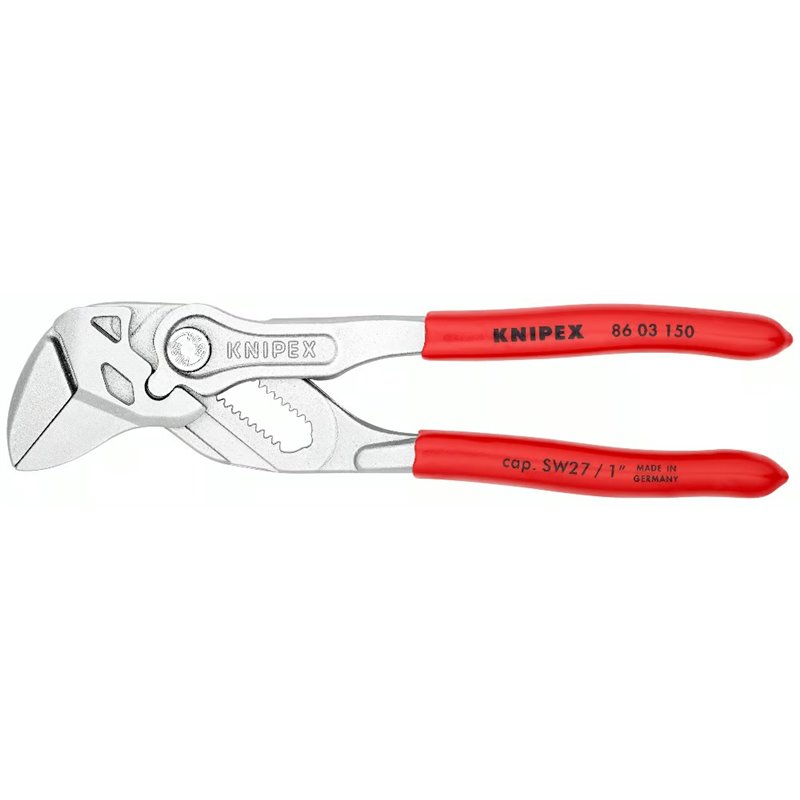 Alicates Llave Alicates y llave en una sola herramienta, Longitud 150 mm, Superficie cromada