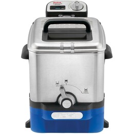 Friteuse Tefal Oleoclean, 3,5 L, argent/noir/bleu