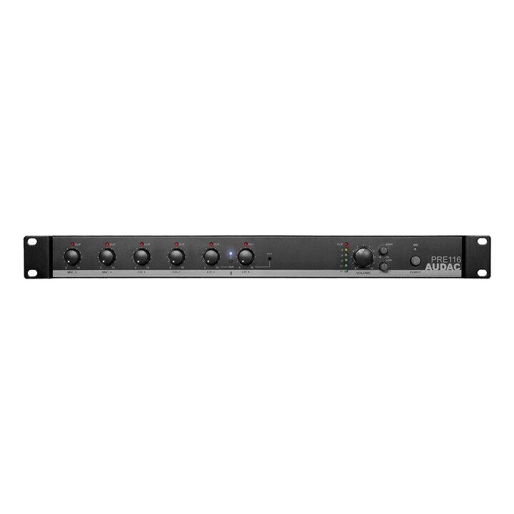 AUDAC PRE116 preamplificador de audio Bluetooth