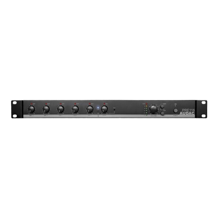 AUDAC PRE116 preamplificador de audio Bluetooth