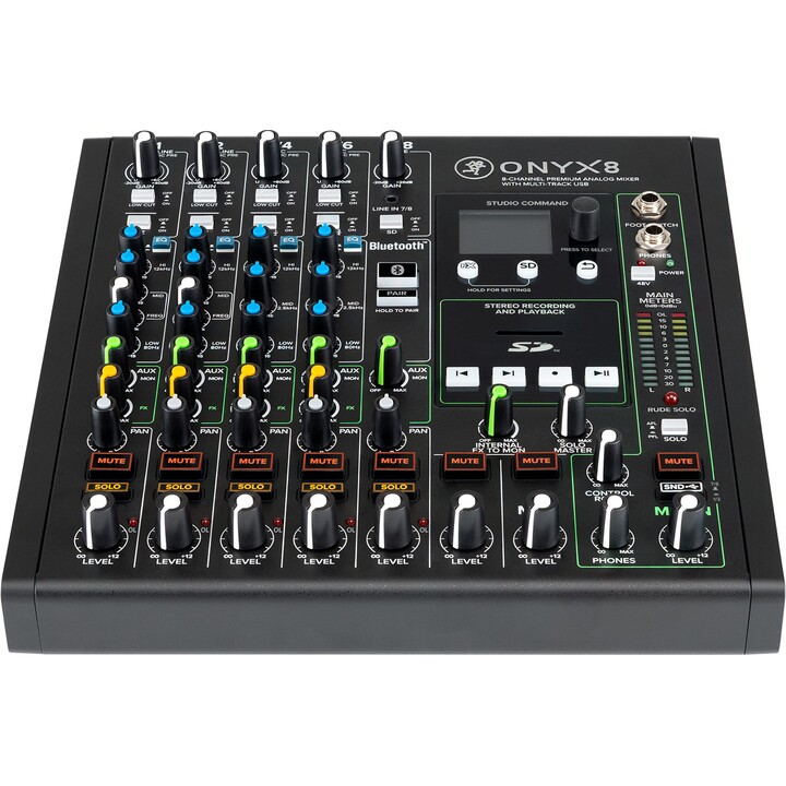 Mackie ONYX 8 8 canali 20 - 30000 Hz Nero