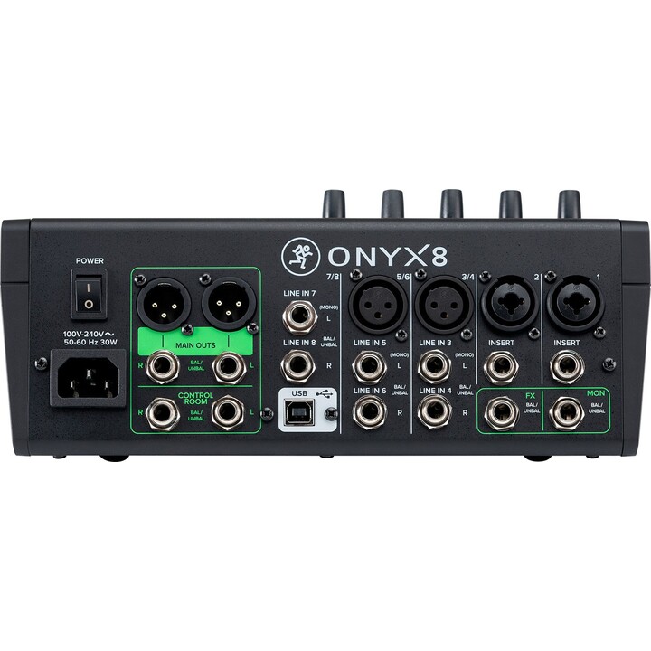 Mackie ONYX 8 8 canais 20 - 30000 Hz Preto
