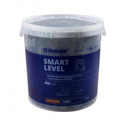 Tile leveling clips 1.5mm, 800 pieces plus 20L bucket