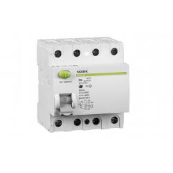Disyuntores de corriente residual Noark Ex9L-N 4P 25A 30mA