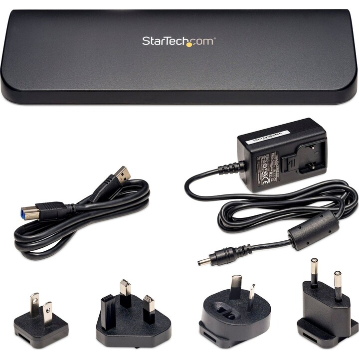 STARTECH.com USB3SDOCKHDV USB-3.0-Dockingstation Dual HDMI/DVI/VGA schwarz