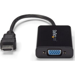 StarTech.com HD2VGAA2 HDMI-zu-VGA-Adapter mit Audio, Schwarz
