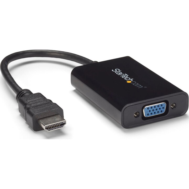 StarTech.com HD2VGAA2 adaptador HDMI a VGA con audio, negro