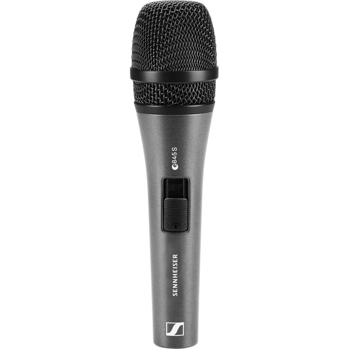Sennheiser E 835-S - Microfono vocale, dinamico, cardioide con interruttore