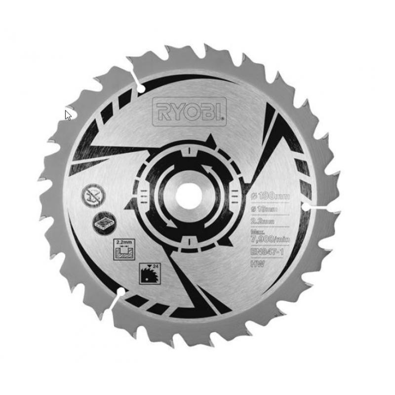 RYOBI CSB190A1 hoja de sierra circular 190 mm