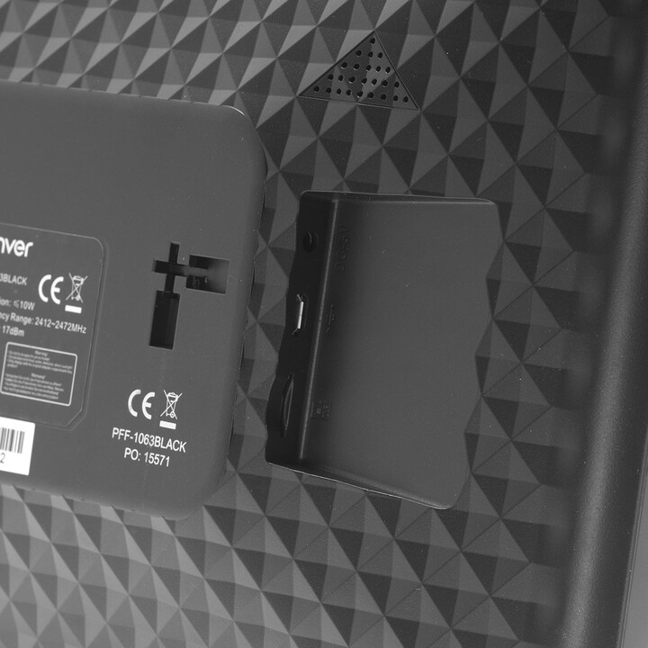 Denver PFF-1063BLACK marco fotográfico digital Negro 25,6 cm (10.1") Pantalla táctil Wifi
