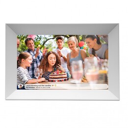 Denver PFF-1063WHITE Cornice digitale bianca 25,6 cm (10,1") Touchscreen Wi-Fi