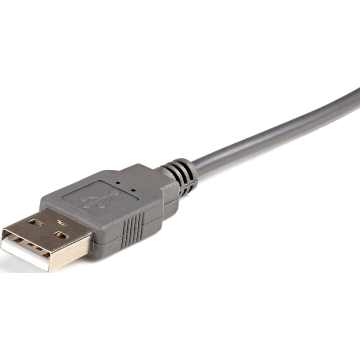 StarTech.com ICUSB232DB25 USB-auf-Seriell-RS232-Adapterkabel DB9/DB25 grau