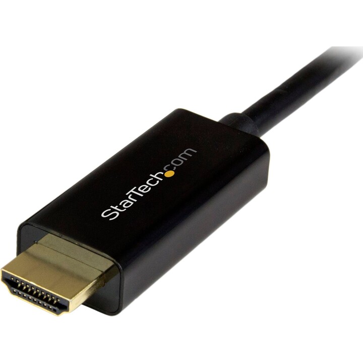 StarTech.com DP2HDMM1MB cabo adaptador DisplayPort para HDMI 1 m preto
