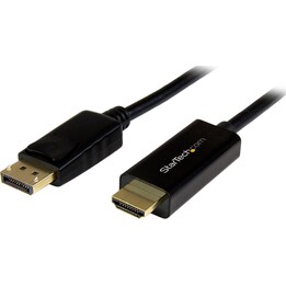 StarTech.com DP2HDMM1MB Cable adaptador DisplayPort a HDMI 1 m negro