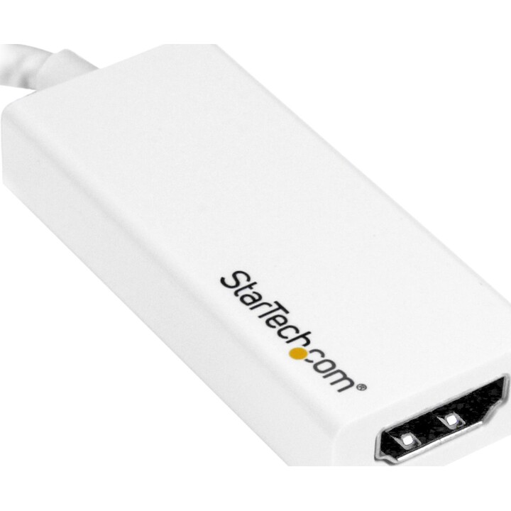 StarTech.com CDP2HDW Adaptateur USB-C vers HDMI 4K 30 Hz - Blanc