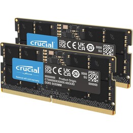 Mémoire vive Crucial CT2K16G56C46S5 32 Go, 2 x 16 Go, 5 600 MHz, CL46 SoDIMM