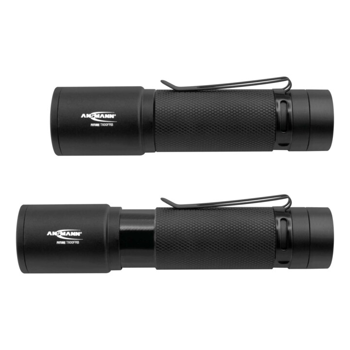 Lanterna LED preta Ansmann T600FRB