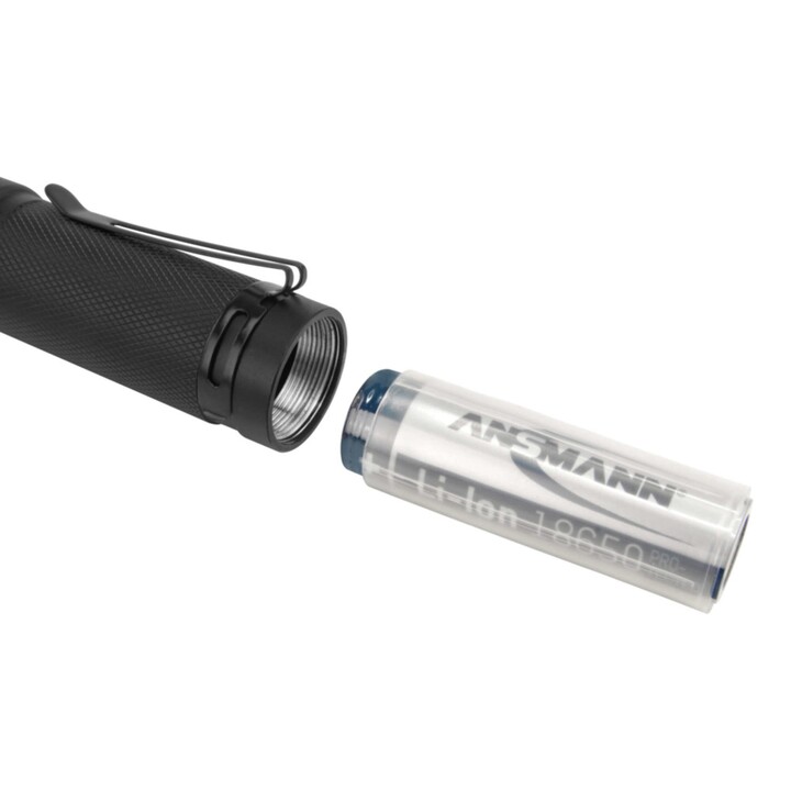 Lanterna LED preta Ansmann T600FRB