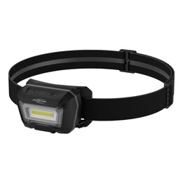 Lanterna de cabeça móvel ANSMANN HD280RS operada por bateria, até 6h