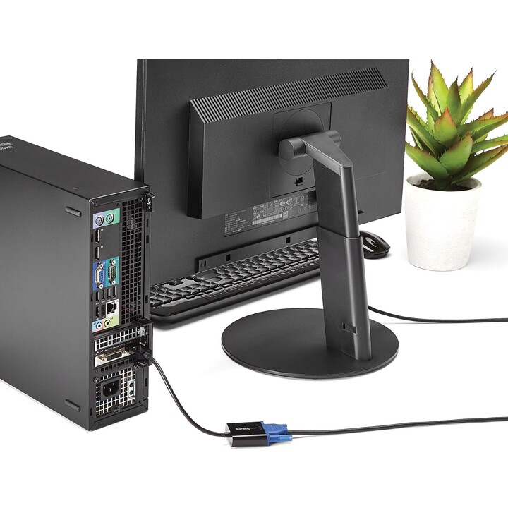 StarTech.com DP2VGA3 DisplayPort to VGA Adapter black