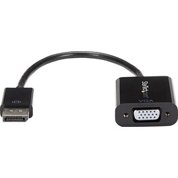 StarTech.com DP2VGA3 adaptador DisplayPort para VGA preto