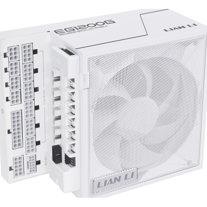 Fuente de alimentación | LIAN LI | EDGE GOLD 1200 | 1200 vatios | Eficiencia 80 PLUS GOLD | PFC activo | G9P.EG1200G.WH00.EU