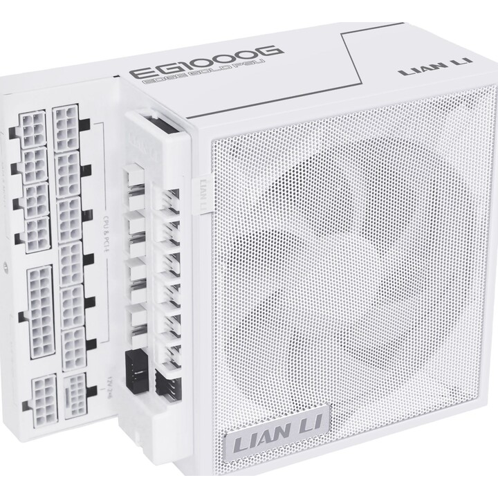 Fonte de alimentação|LIAN LI|EDGE GOLD 1000|1000 Watts|Eficiência 80 PLUS GOLD|PFC ativo|G9P.EG1000G.WH00.EU