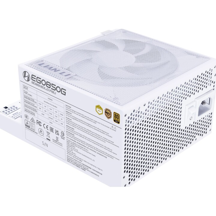 Alimentatore|LIAN LI|EDGE GOLD 850|850 Watt|Efficienza 80 PLUS GOLD|PFC attivo|G9P.EG0850G.W000.EU