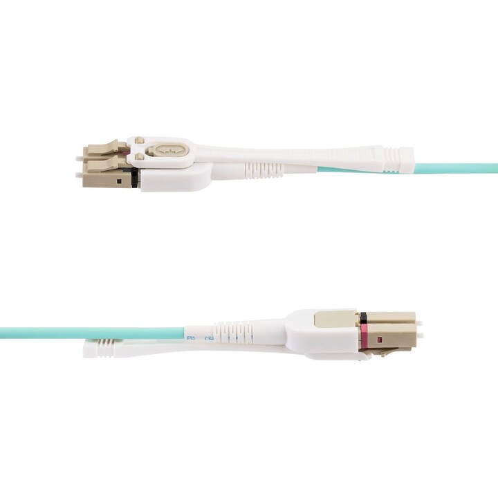 StarTech.com 450FBLCLC3PP OM4 LC/LC-UPC fiber optic cable 3 m aqua