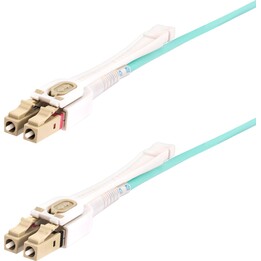StarTech.com 450FBLCLC3PP OM4 LC/LC-UPC Glasfaserkabel 3 m aqua