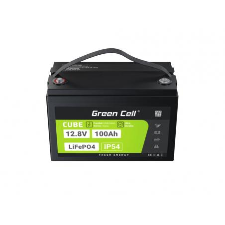 Green Cell LFPGC12V100AH batería para sistema ups Fosfato de hierro-litio (LiFePo4) 12,8 V 100 Ah